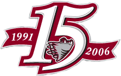 Guelph Storm 2005 anniversary logo iron on transfers for clothing
